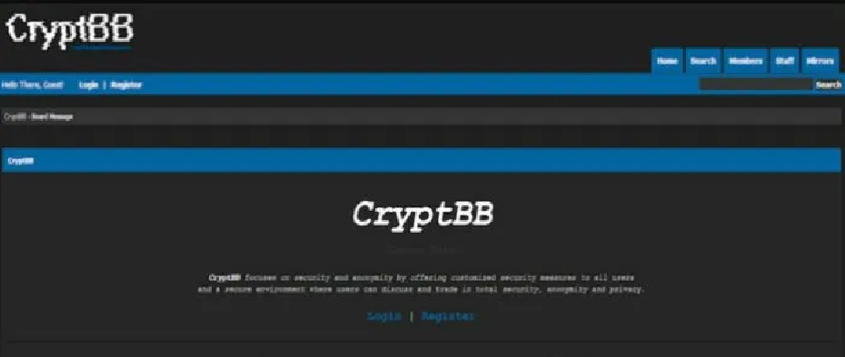 Cryptbb Darknet Hacking Forum