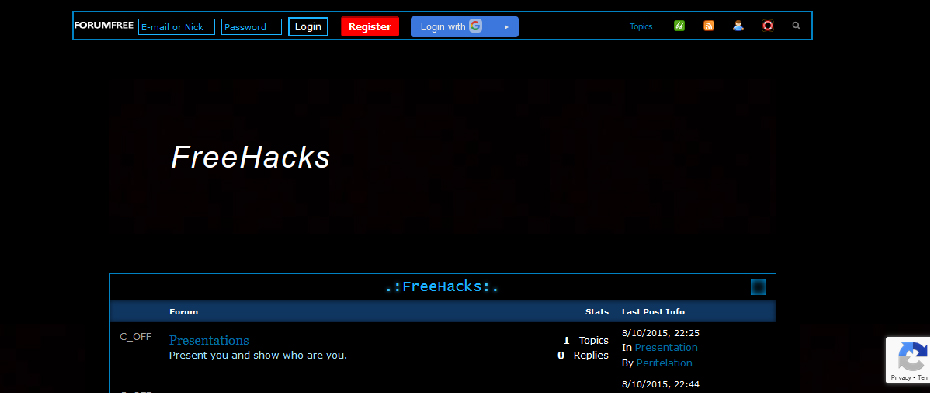 Freehacks Forum